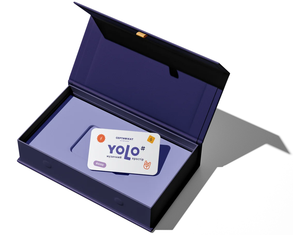 Подарунковий сертифікат в боксі на заняття з музики в YOLO, Львів